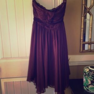 Strapless Pea in the Pos maternity dress-Burgandy